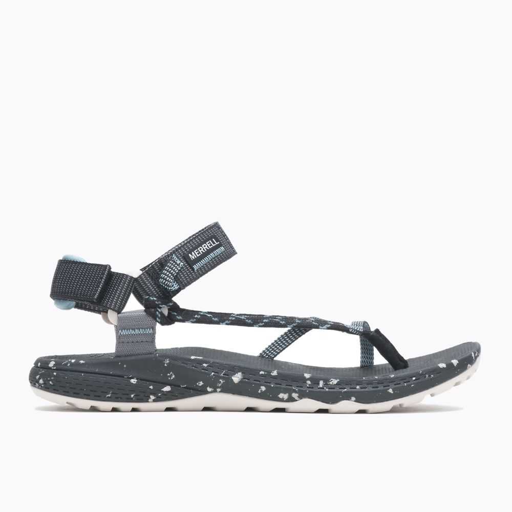 Black Women's Merrell Bravada Cord Wrap Sandals | Dubai-6847239