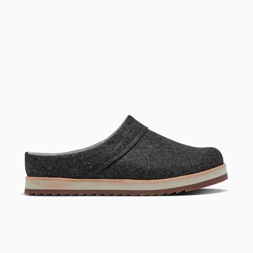 Black Women's Merrell Juno Clog Wool Casual Shoes | Dubai-8023174