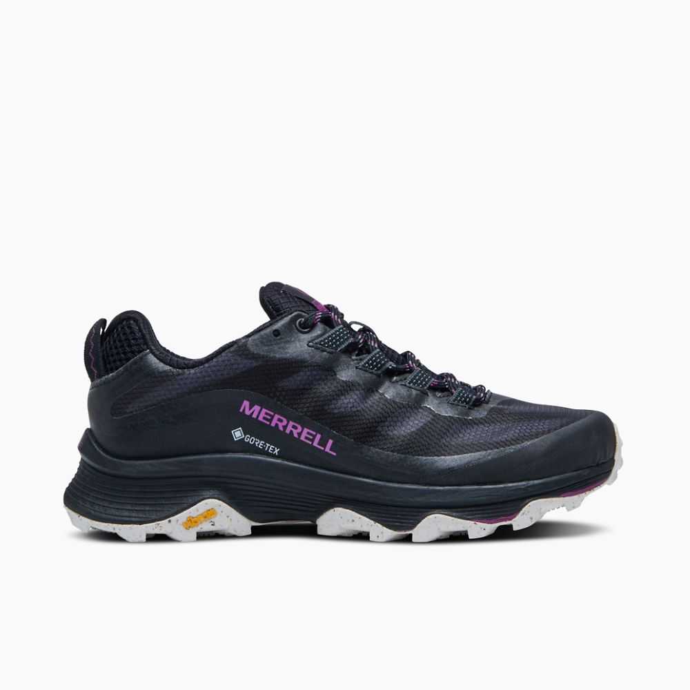 Black Women's Merrell Moab Speed GORE-TEX® Walking Shoes | Dubai-3746581