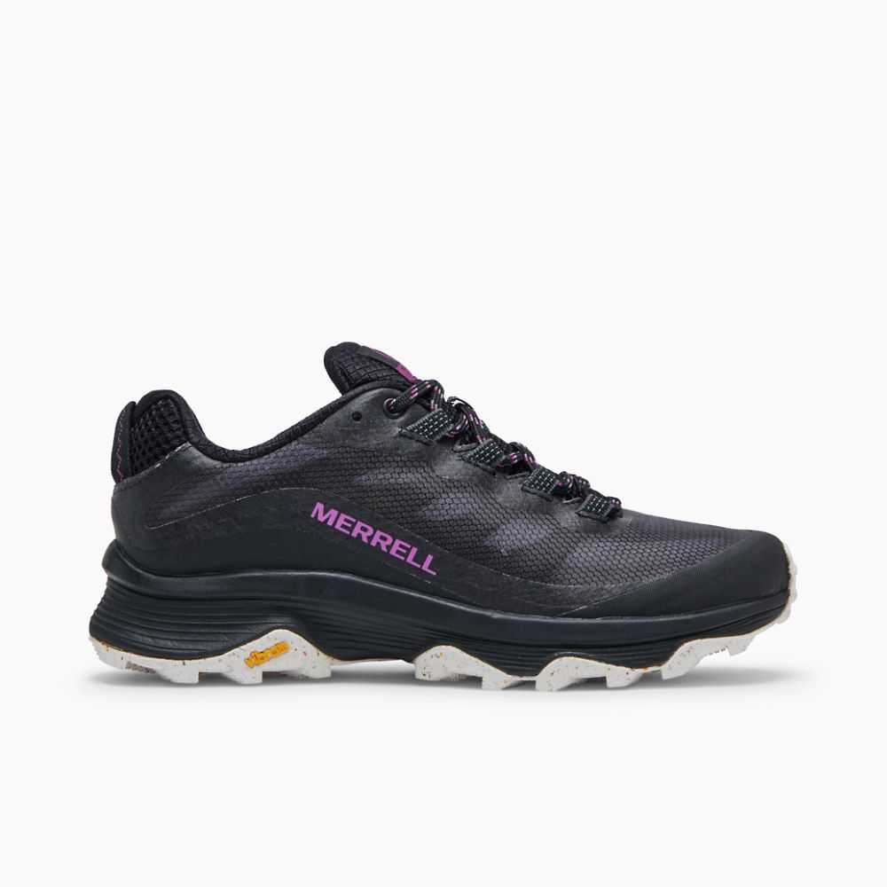 Black Women's Merrell Moab Speed Sneakers | Dubai-7685942