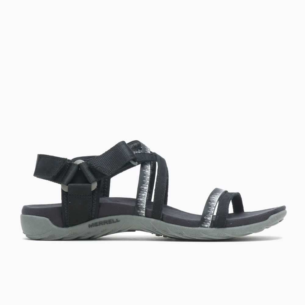 Black Women's Merrell Terran 3 Cush Lattice Sandals | Dubai-0739561