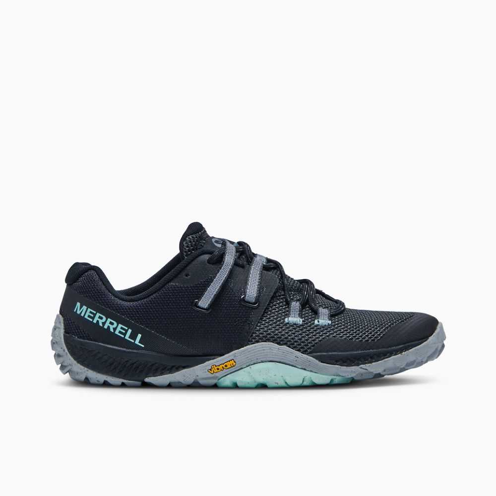 Black Women's Merrell Trail Glove 6 Eco Trail Running Shoes | Dubai-3184926