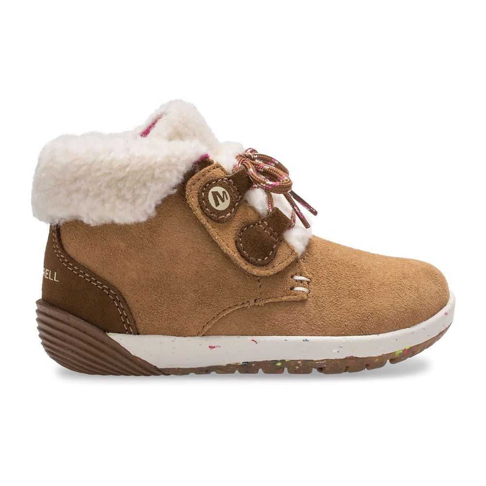 Brown Boys' Merrell Bare Steps® Winter Boots | Dubai-2675081