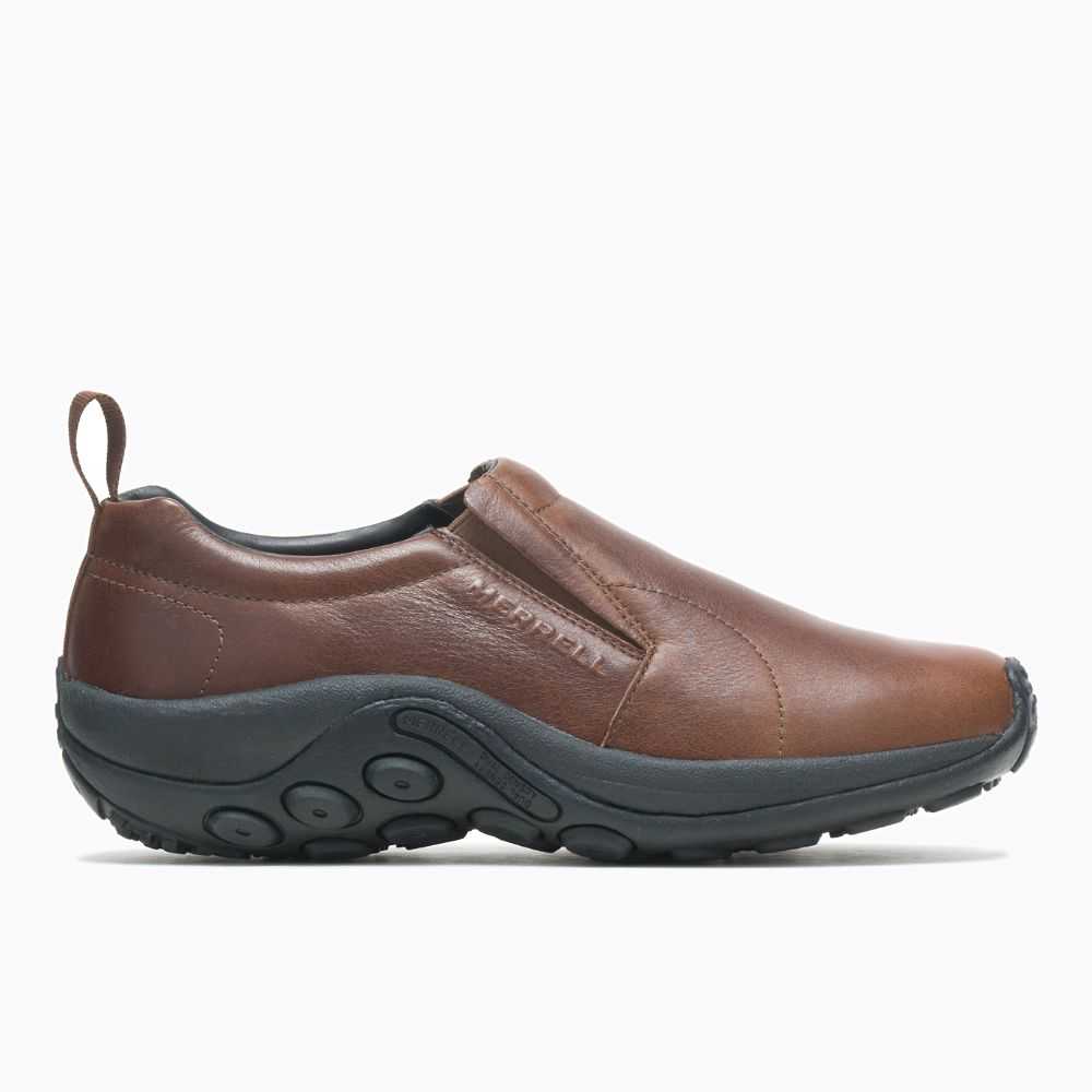 Brown Men's Merrell Jungle Moc Leather 2 Casual Shoes | Dubai-3054276