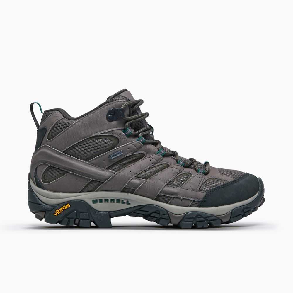 Brown Men's Merrell Moab 2 Mid GORE-TEX® Hiking Boots | Dubai-2361504