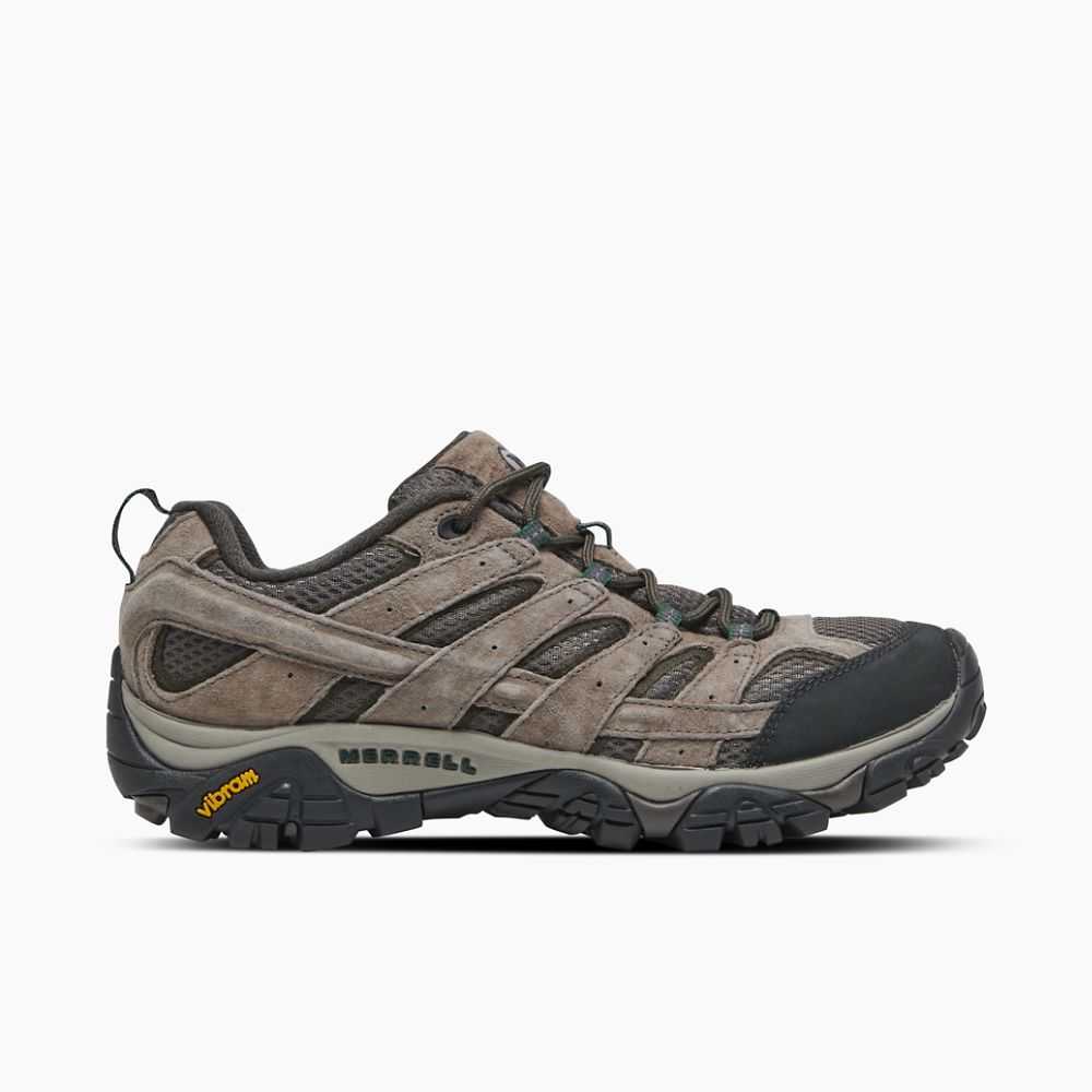 Brown Men's Merrell Moab 2 Ventilator Hiking Shoes | Dubai-7896153