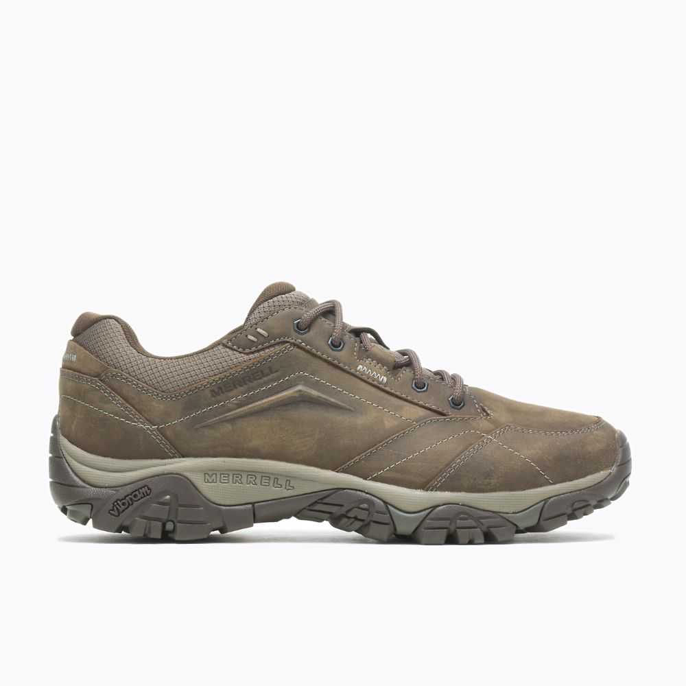 Brown Men's Merrell Moab Adventure Lace Casual Sneakers | Dubai-1386274