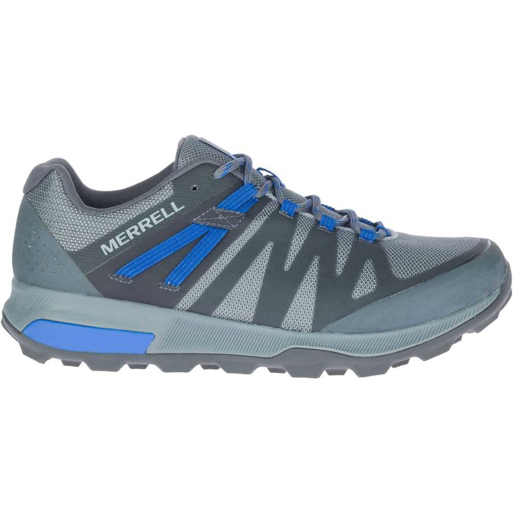 Dark Grey Men's Merrell Zion FST Trail Running Shoes | Dubai-3129745