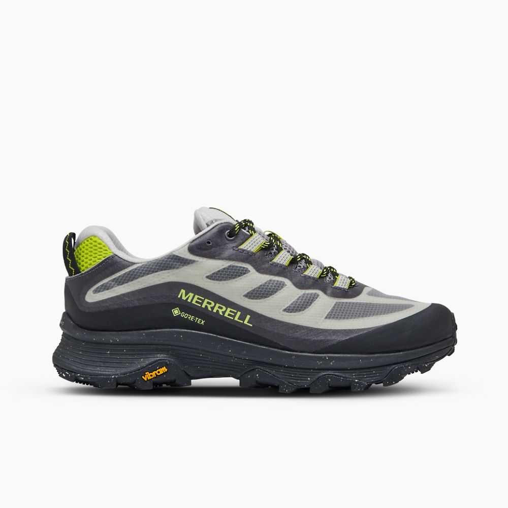 Deep Grey Men's Merrell Moab Speed GORE-TEX® Hiking Shoes | Dubai-9643758