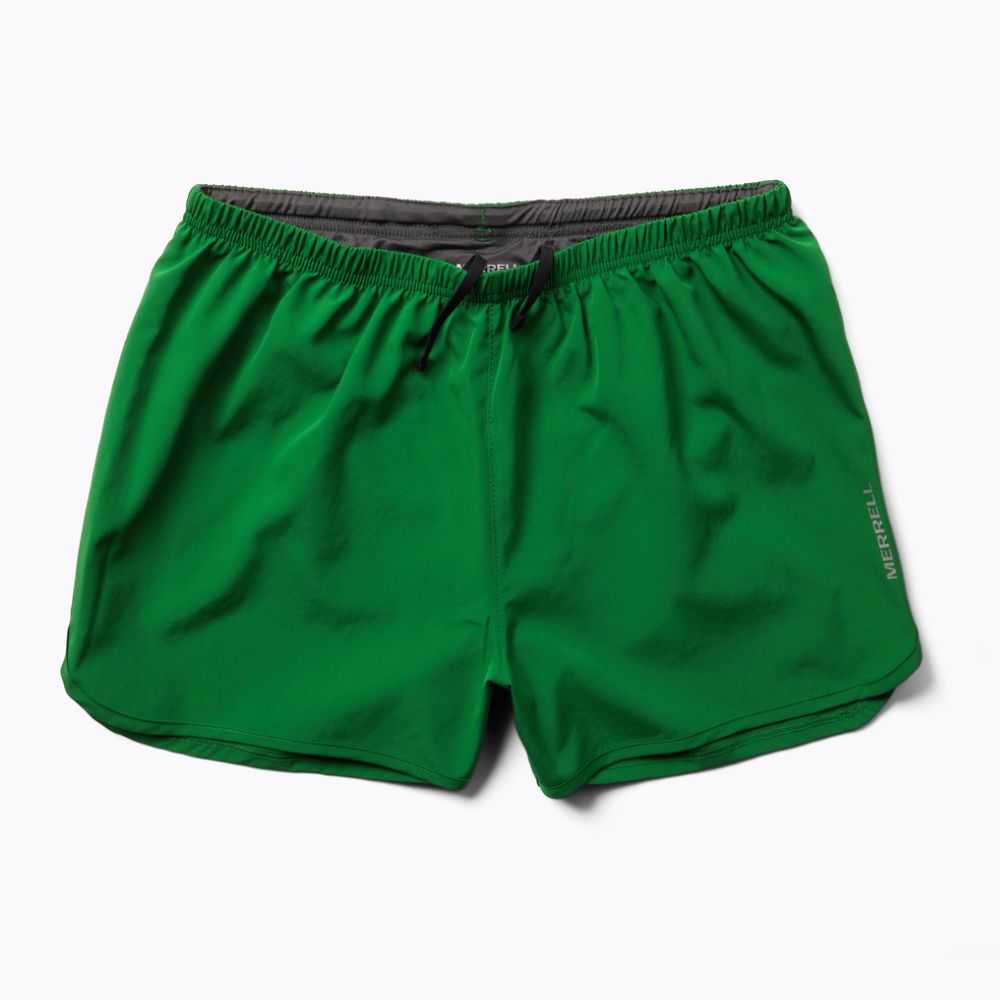 Green Women's Merrell Terrain Running Shorts | Dubai-7249058