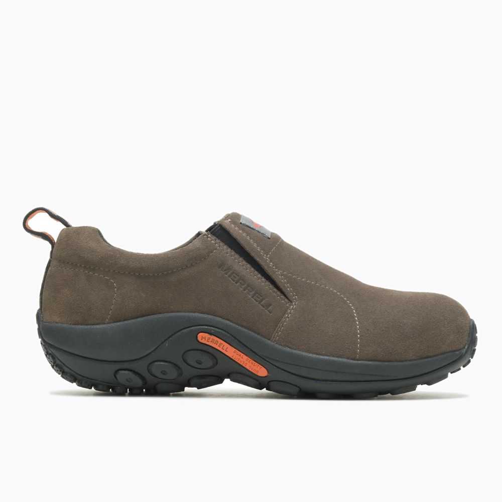 Grey Men's Merrell Jungle Moc Wide Width Slip On Shoes | Dubai-2679154