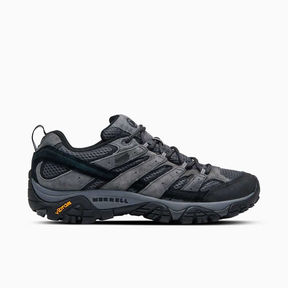 Grey Men's Merrell Moab 2 Waterproof Hiking Shoes | Dubai-2104983