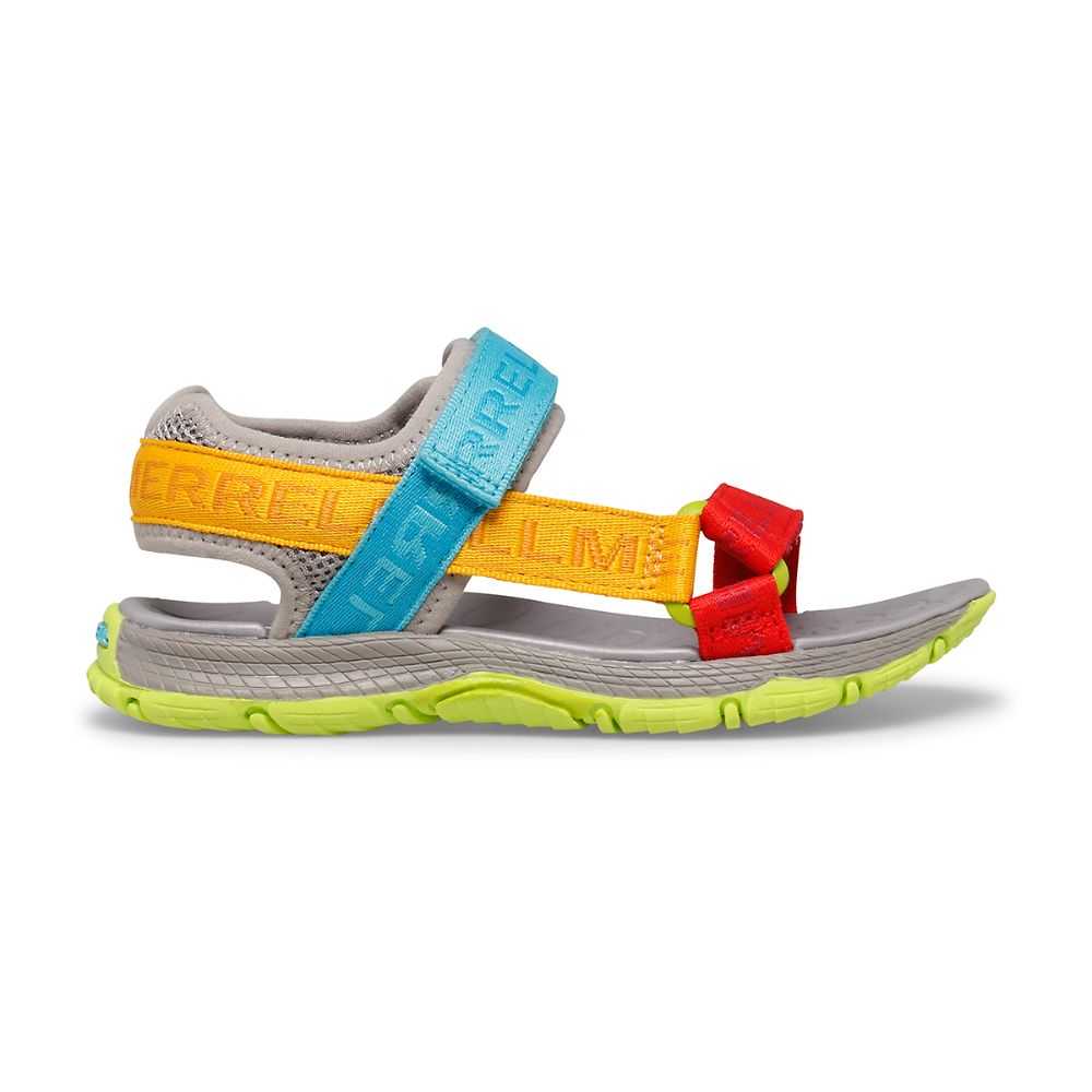 Grey/Multicolor Boys' Merrell Kahuna Web Sandals | Dubai-3269081