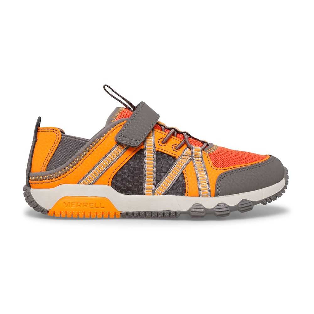 Grey/Orange Girls' Merrell Hydro Sandals | Dubai-0936482