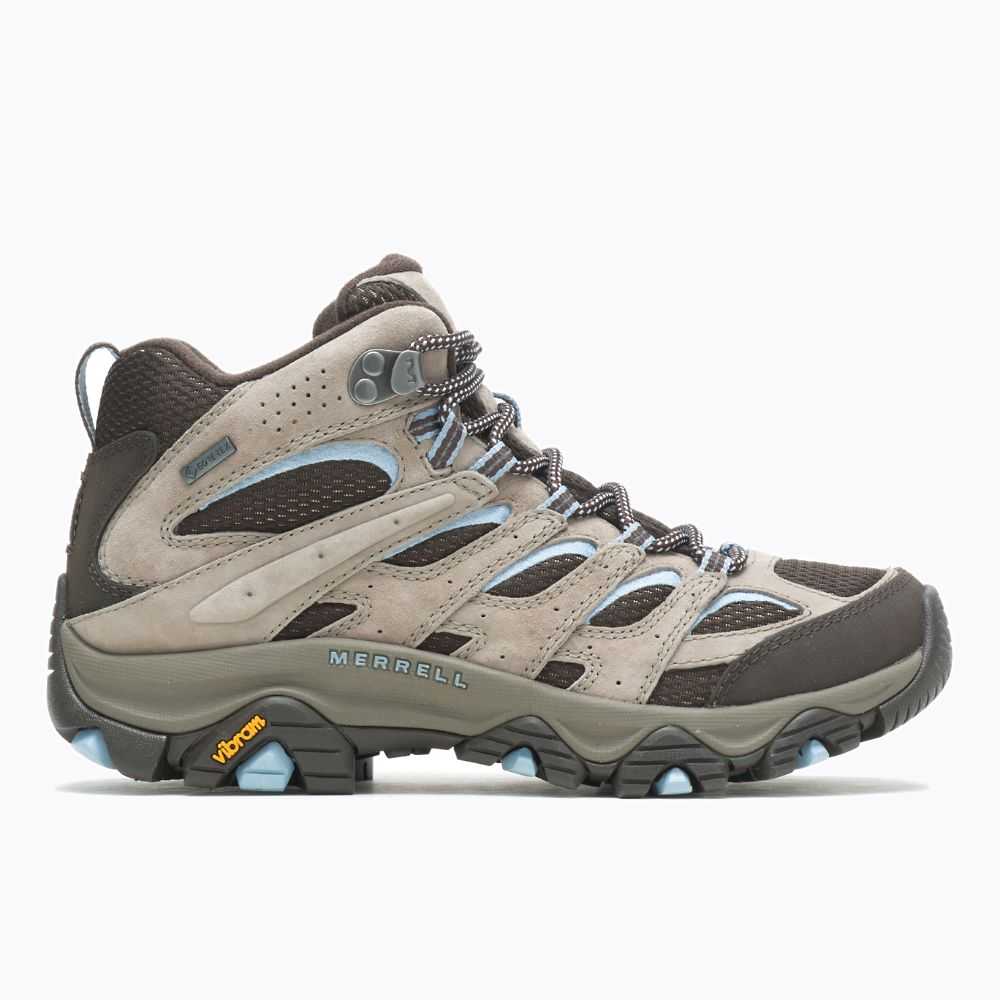 Grey Women's Merrell Moab 3 Mid GORE-TEX® Hiking Boots | Dubai-0579316