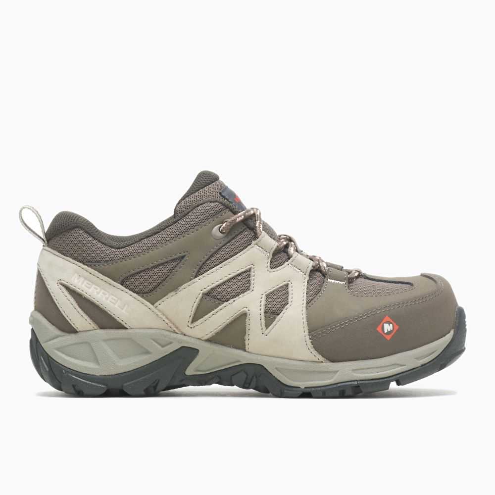 Grey Women's Merrell Siren Alloy Toe Work Shoes | Dubai-9324150