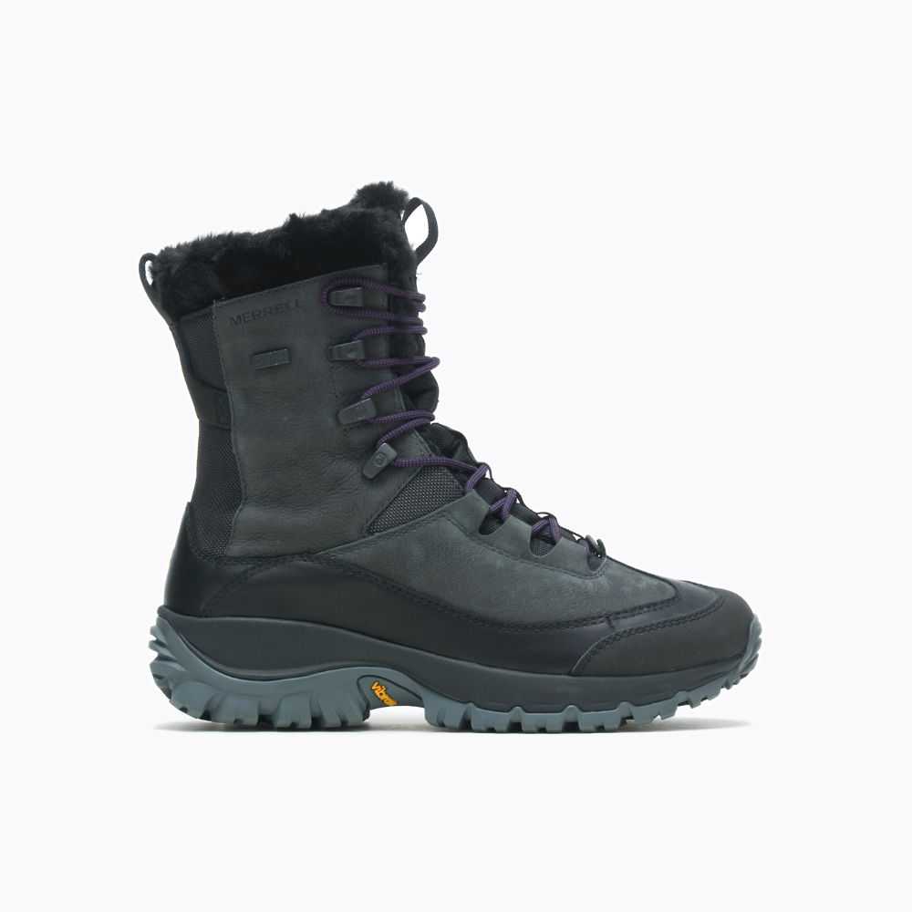 Grey Women's Merrell Thermo Rhea Mid Waterproof Hiking Boots | Dubai-7945680