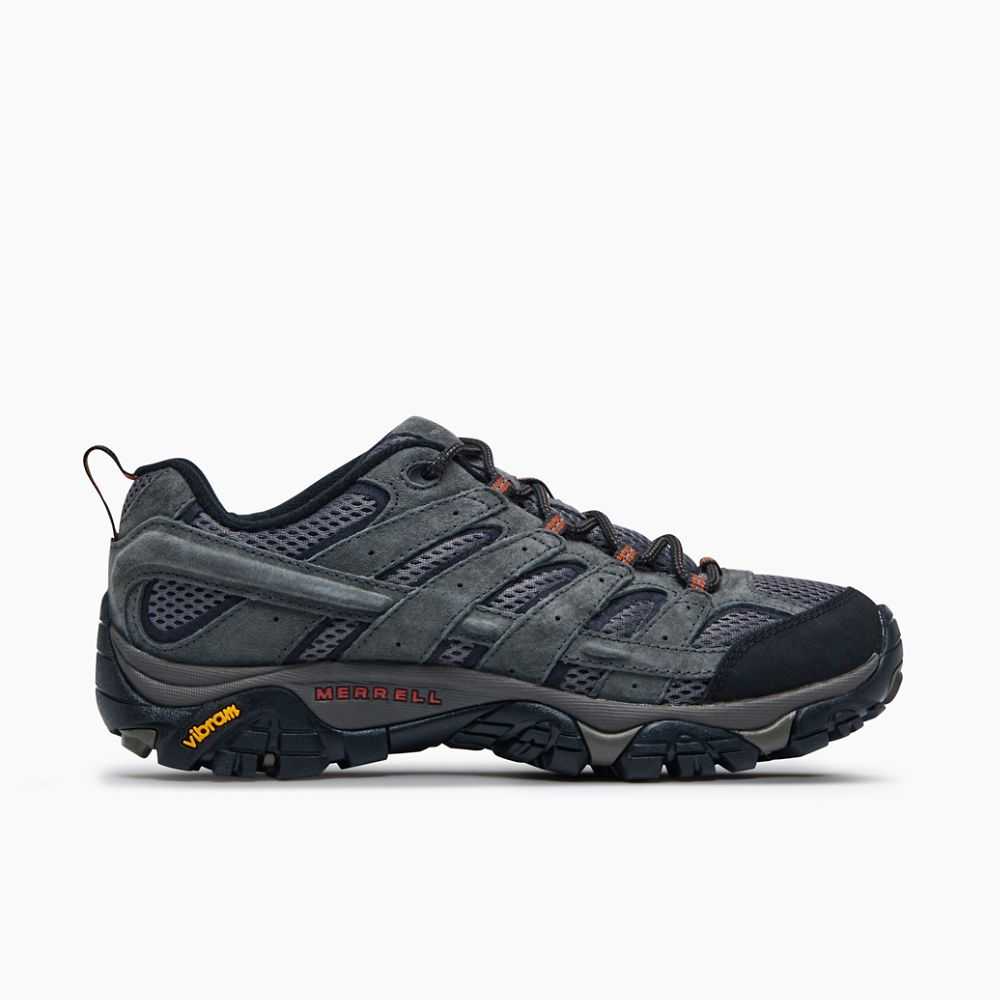 Light Grey Green Men's Merrell Moab 2 Ventilator Wide Width Hiking Shoes | Dubai-7324106