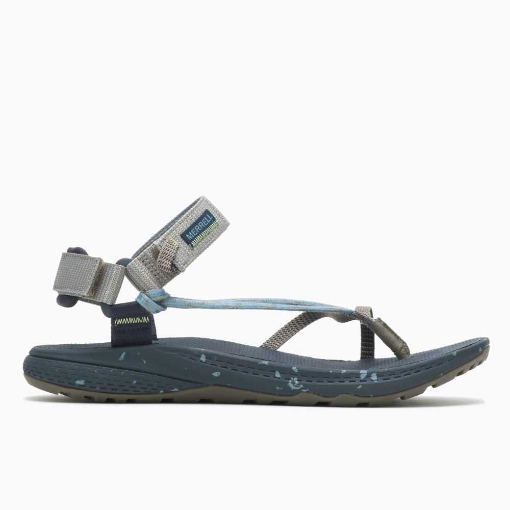 Navy Women's Merrell Bravada Cord Wrap Sandals | Dubai-7915423