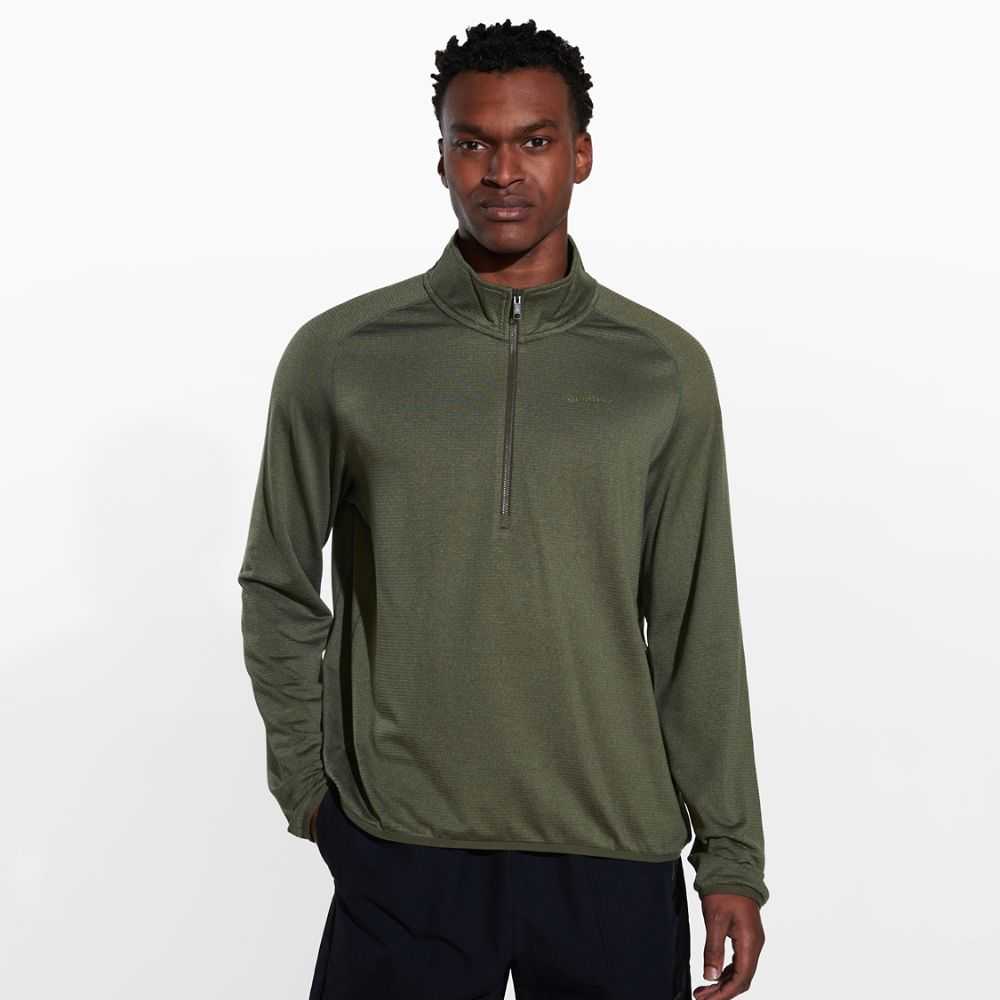 Olive Men's Merrell Geotex Sweatshirts | Dubai-3579248