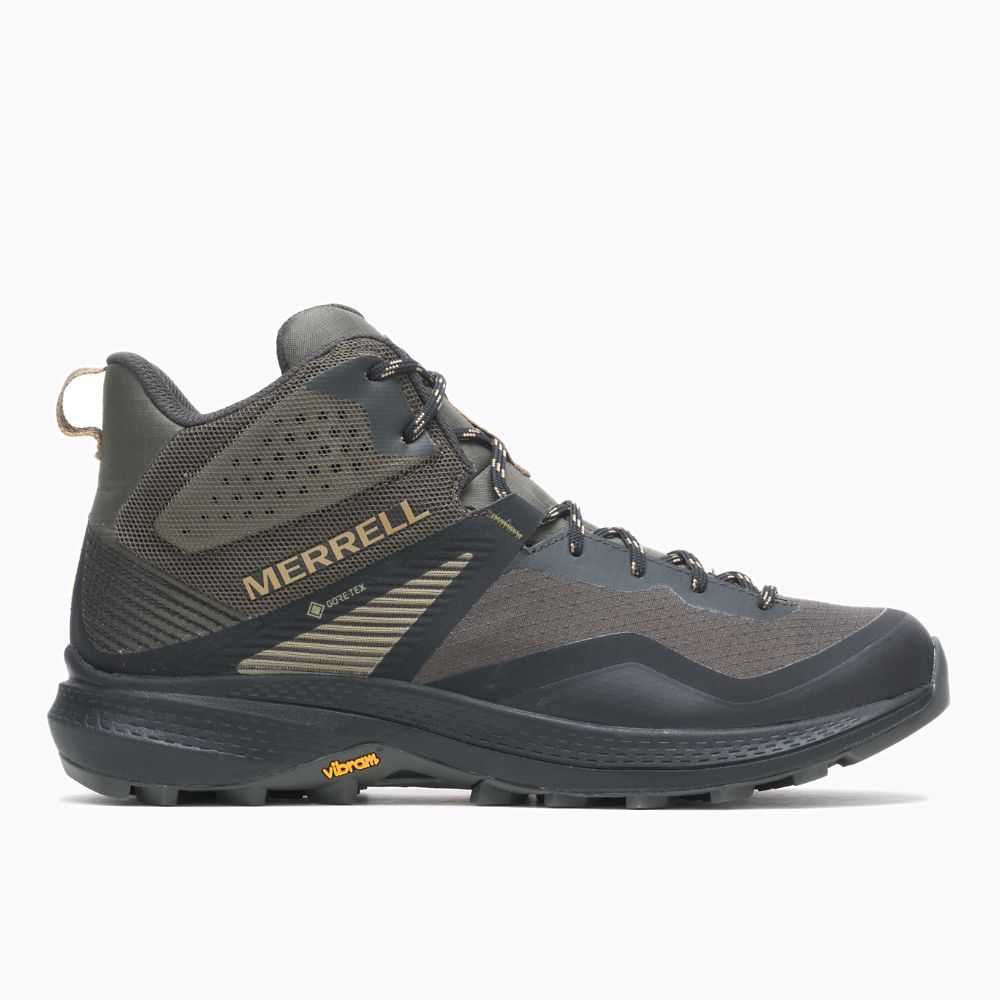 Olive Men's Merrell MQM 3 Mid GORE-TEX® Hiking Boots | Dubai-3259740