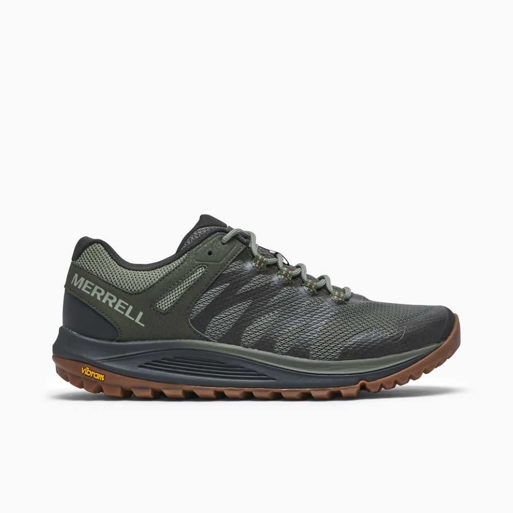 Olive Men's Merrell Nova 2 Trail Running Shoes | Dubai-0973482