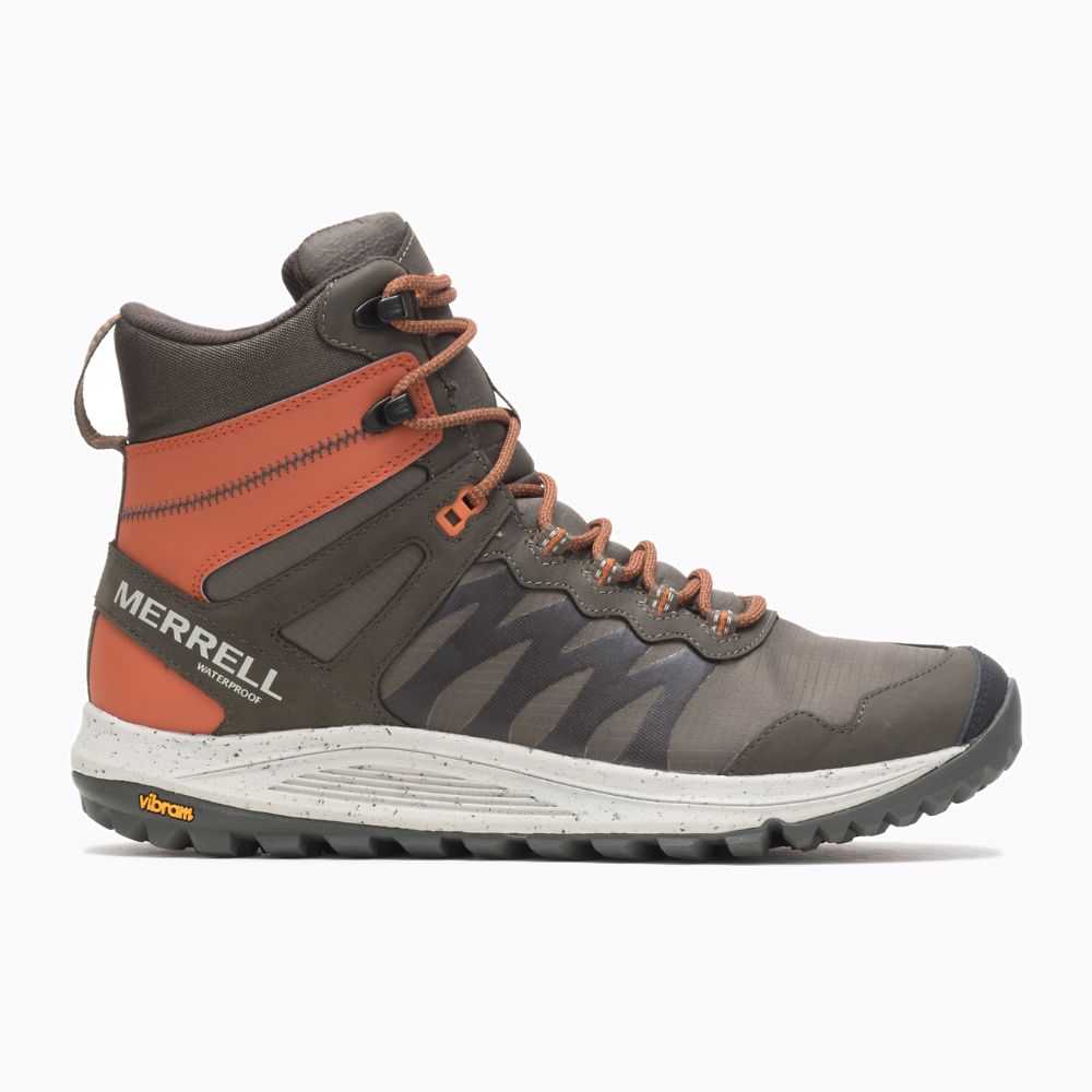 Olive Men's Merrell Nova Hiking Boots | Dubai-6583710