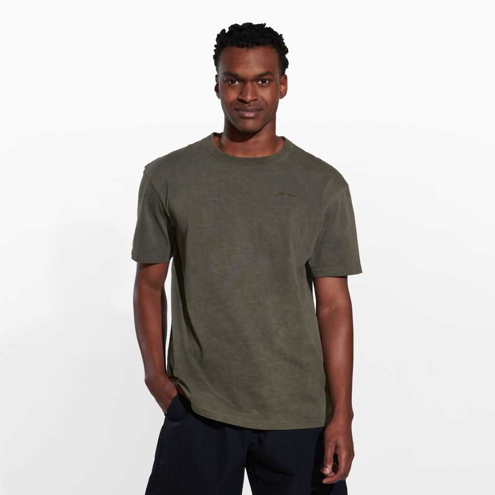 Olive Men's Merrell Sunbaked T Shirts | Dubai-0625491