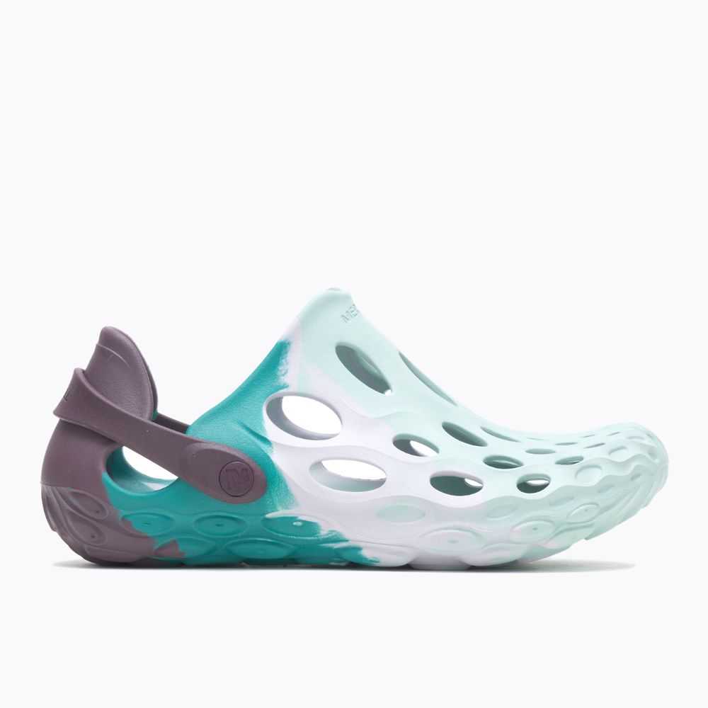 Rose/Turquoise Women's Merrell Hydro Moc BLOOM® Sandals | Dubai-6329087