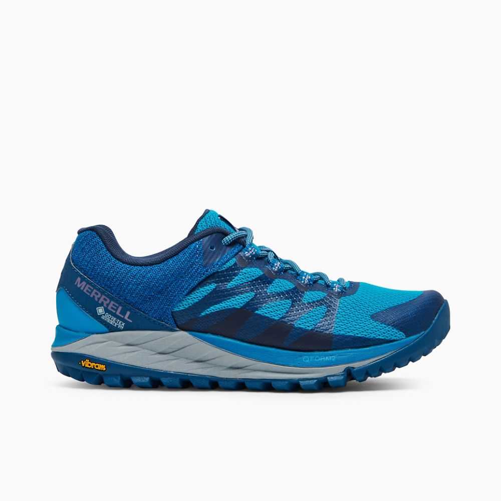 Royal Women's Merrell Antora 2 GORE-TEX® Wide Width Trail Running Shoes | Dubai-9430682