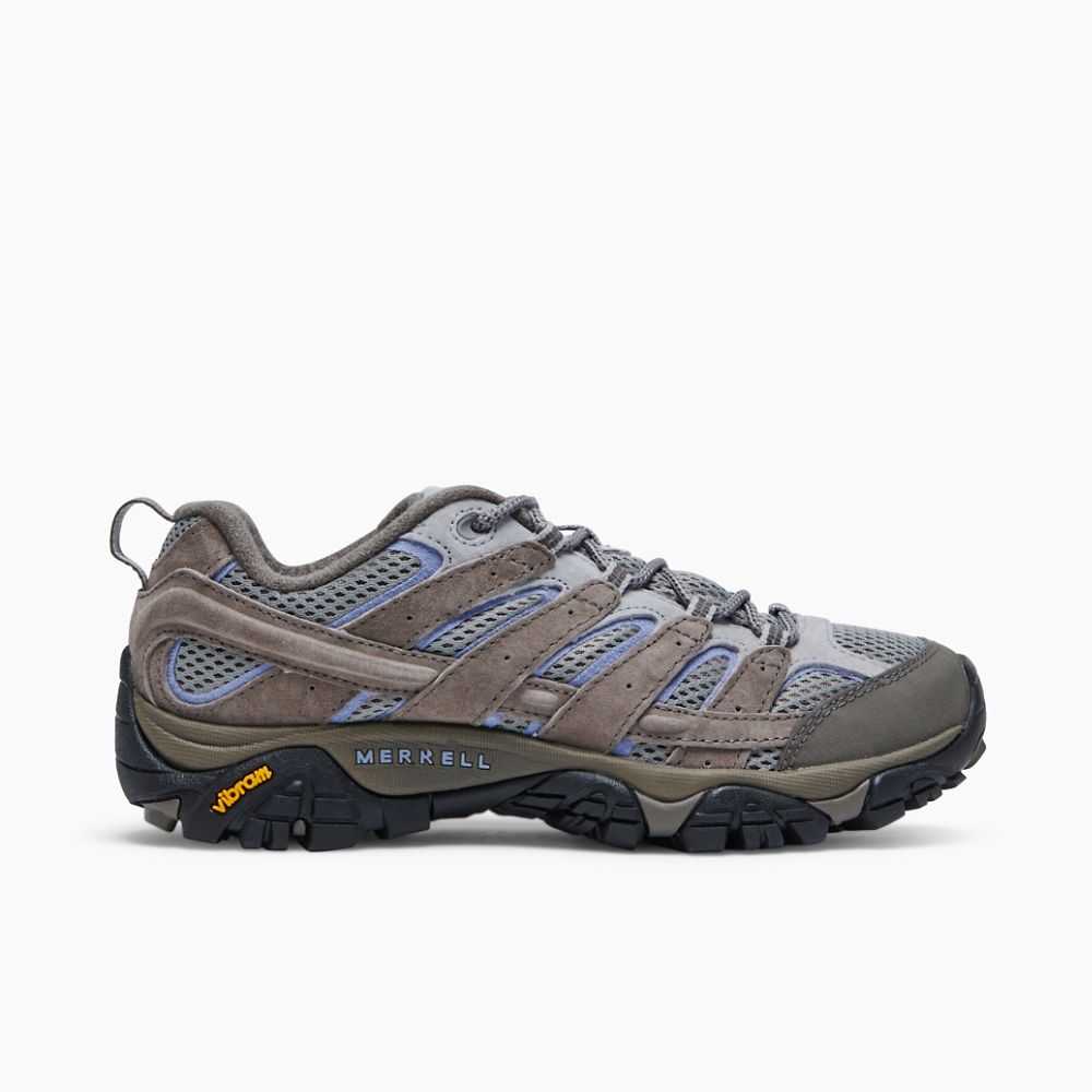 White/Blue Women's Merrell Moab 2 Ventilator Hiking Shoes | Dubai-6519340