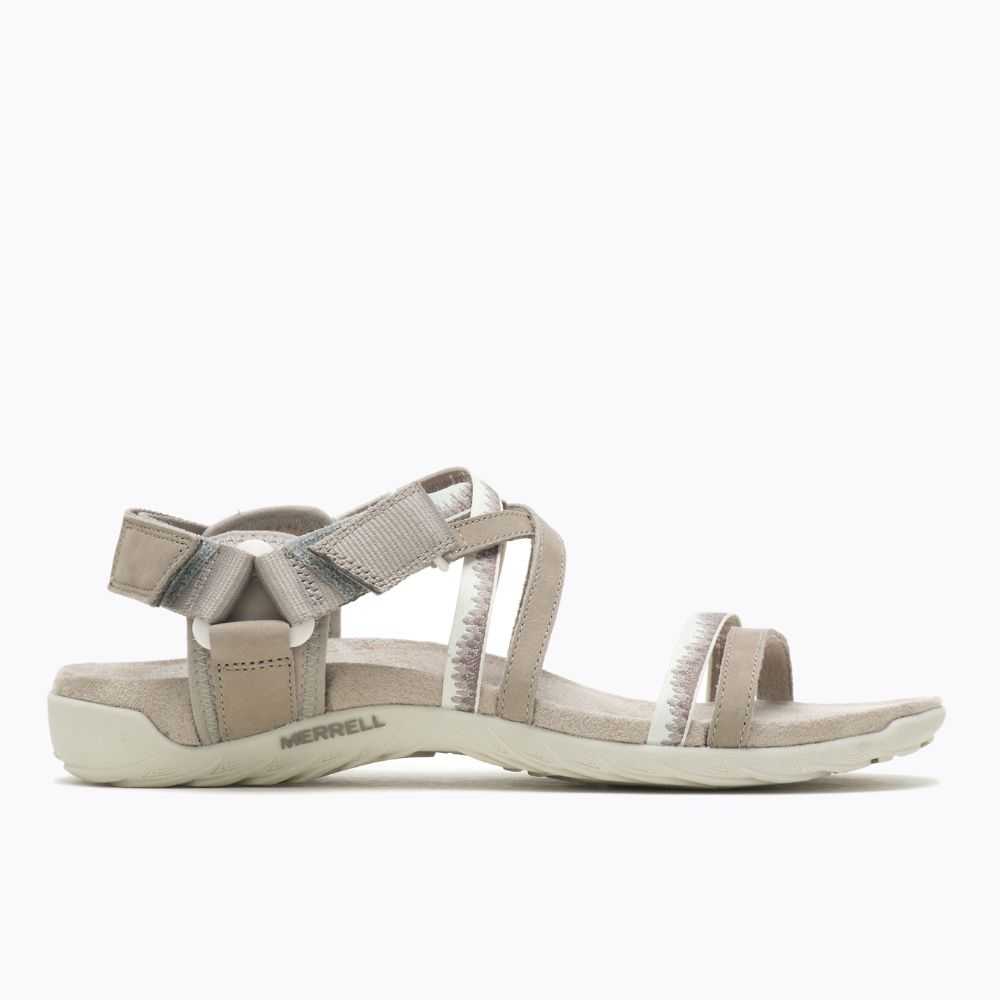 White Women's Merrell Terran 3 Cush Lattice Sandals | Dubai-3691857